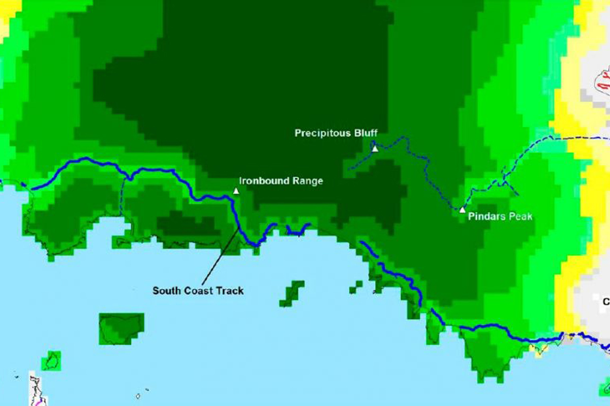 South Coast Track the New Lake Malbena